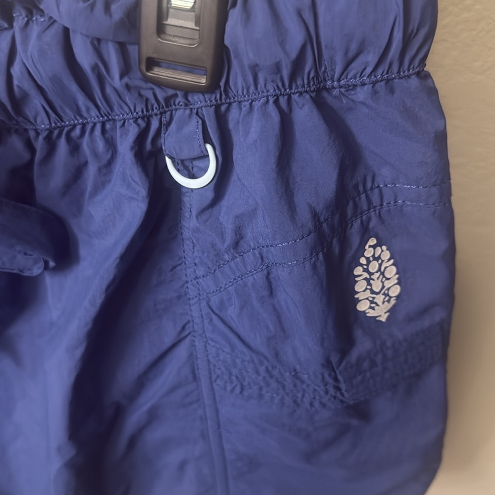 Free people Deep Blue Skort with Waist Tie - Picture 3 of 9